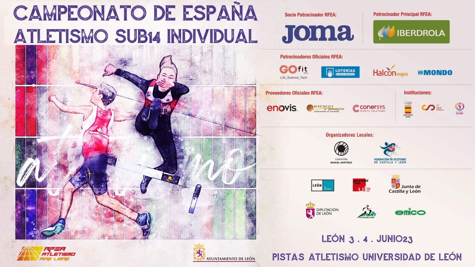 Campeonato españa sub 14 atletismo 2023